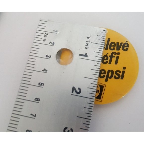 Vintage McDonalds FRENCH Pepsi Pin Back Button Advertisement Quebec Canada RARE - Picture 13 of 14